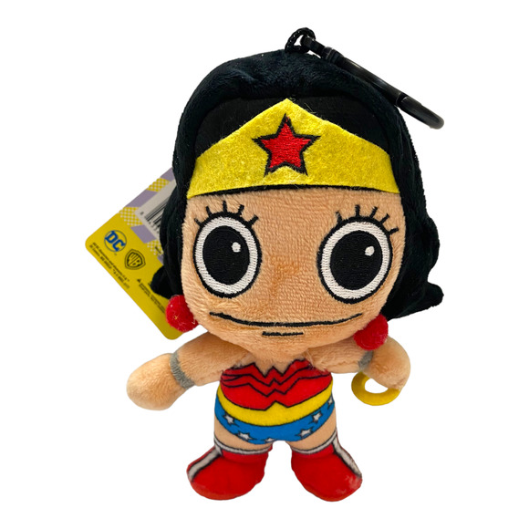 Super Hero Girls Plush Wonder Woman Doll Clip On Wallet Toy, Gift for Girls - Picture 1 of 5